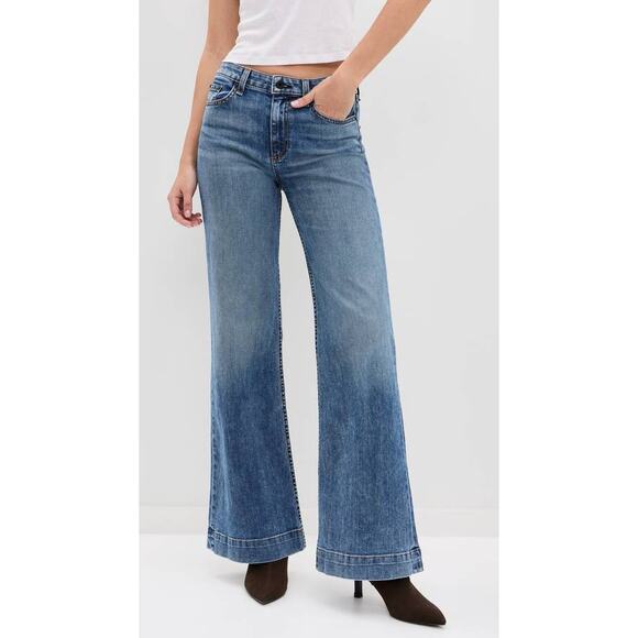 ASKK NY Juniper Wide Leg Jeans in Tracker 27 - Picture 1 of 4